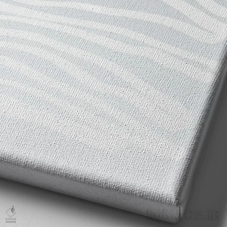 تابلو مدرن پرتو ساده خورشید اثر دومینیک واری - نمای نزدیک بافت بوم