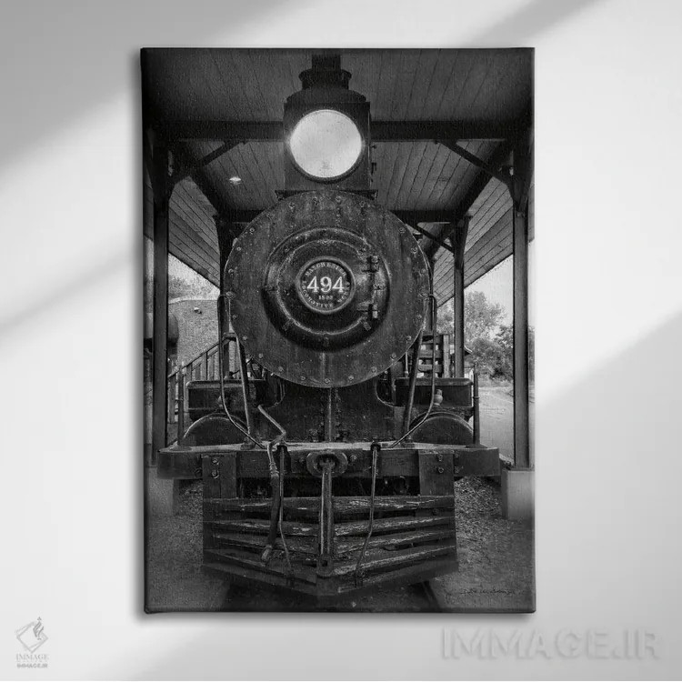 تابلو دکوراتیو قطار کلاسیک ۱ اثر دبرا ون سوارینجن - نمای روبهرو روی دیوار