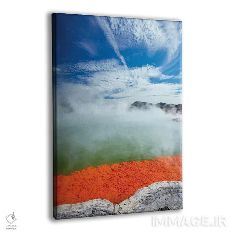 تابلو دکوراتیو حوض شامپاین، منطقه حرارتی وایوتاپو، نزدیک روتوروا، جزیره شمال… اثر دیوید وال - نمای پرسپکتیو محصول