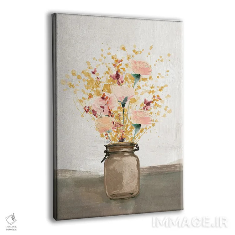 تابلو مدرن رویاهای کهربایی اثر داگوود پورتفولیو - نمای پرسپکتیو محصول