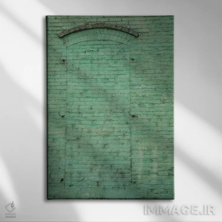 تابلو دکوراتیو Washington State, Palouse. Painted brick in historic buil… اثر دبورا وینچستر - نمای روبهرو روی دیوار