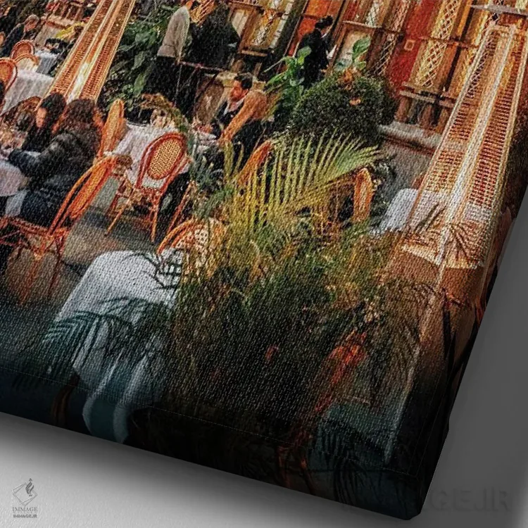 تابلو دکوراتیو New York City,پارک برایانت، نیویورک سیتی اثر دیلان واکر - نمای نزدیک بافت بوم