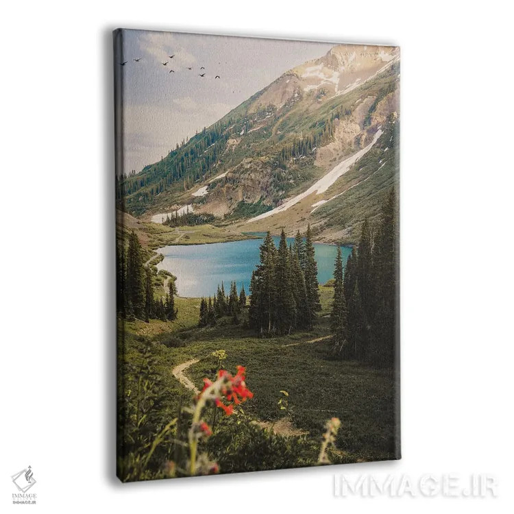 تابلو دکوراتیو Colorado,دریاچه زمرد، کلرادو اثر دیلان واکر - نمای پرسپکتیو محصول