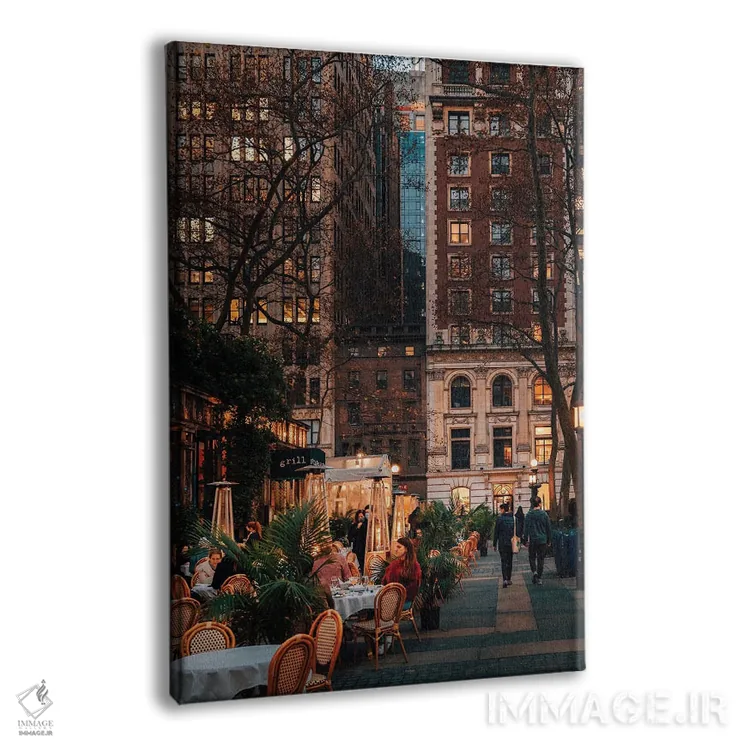 تابلو دکوراتیو New York,نوامبر در پارک برایانت، نیویورک اثر دیلان واکر - نمای پرسپکتیو محصول