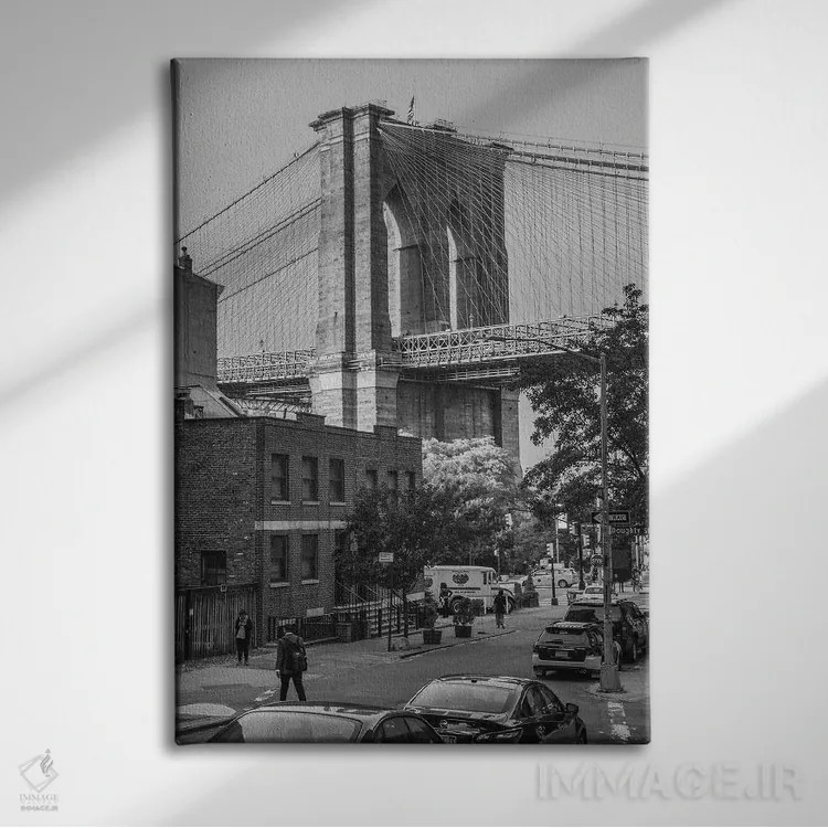 تابلو دکوراتیو روزهای دامبو اثر دیلان واکر - نمای روبهرو روی دیوار