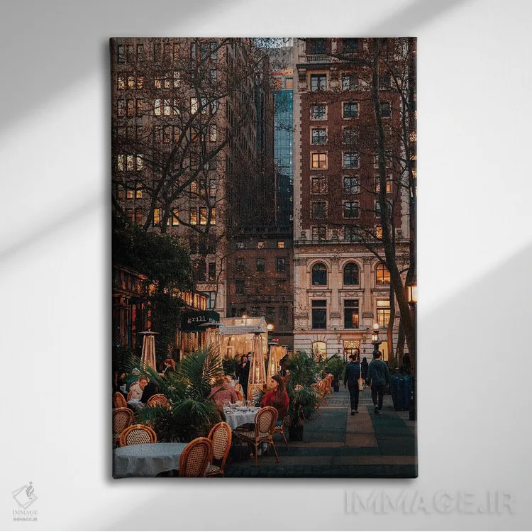 تابلو دکوراتیو New York,نوامبر در پارک برایانت، نیویورک اثر دیلان واکر - نمای روبهرو روی دیوار