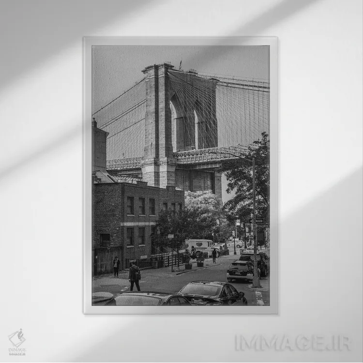 تابلو دکوراتیو روزهای دامبو اثر دیلان واکر - نمای قابدار سفید