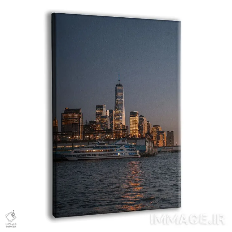 تابلو دکوراتیو عصر در اسکله ۴۵ اثر دیلان واکر - نمای پرسپکتیو محصول