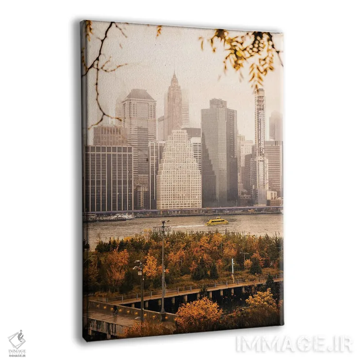 تابلو دکوراتیو یک سفر پاییزی با فری اثر دیلان واکر - نمای پرسپکتیو محصول