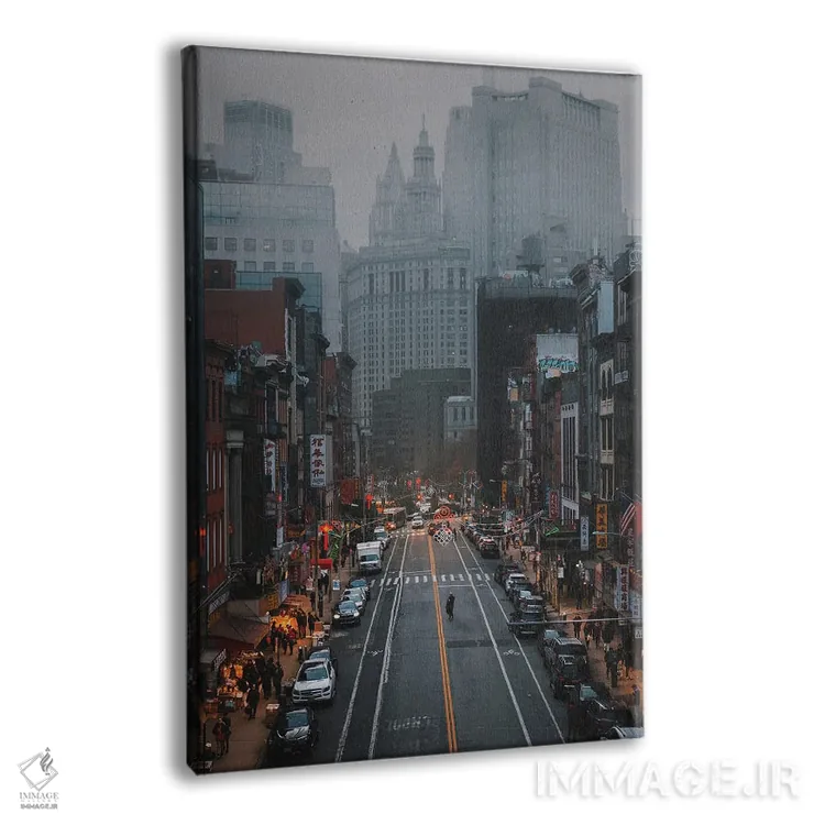 تابلو دکوراتیو روزهای دلگیر در چاینا تاون اثر دیلان واکر - نمای پرسپکتیو محصول