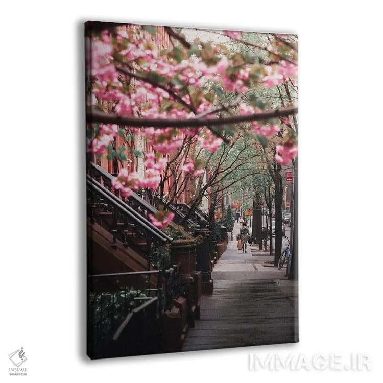 تابلو دکوراتیو گل های بهاری در بروکلین هایتس اثر دیلان واکر - نمای پرسپکتیو محصول