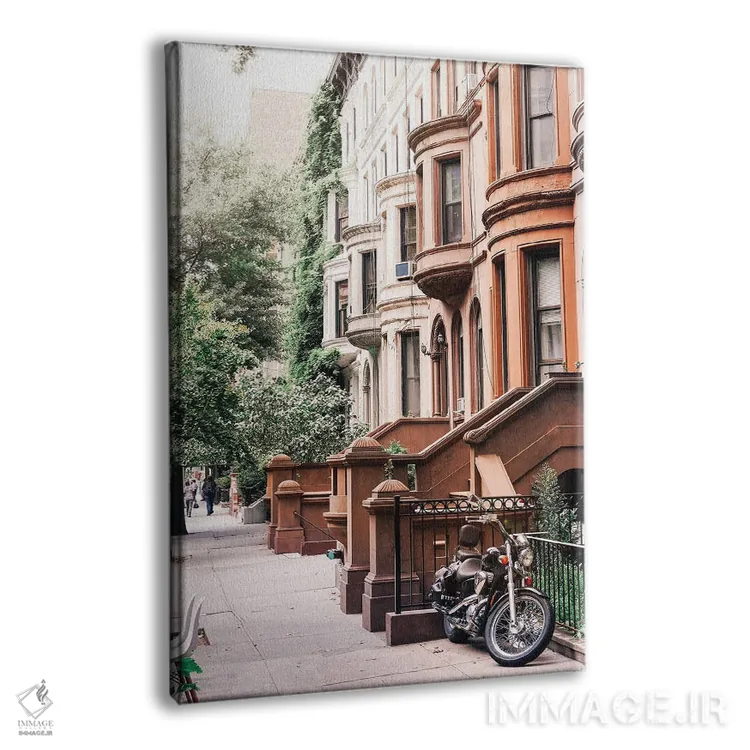 تابلو دکوراتیو خانه های شهری آپر وست ساید اثر دیلان واکر - نمای پرسپکتیو محصول