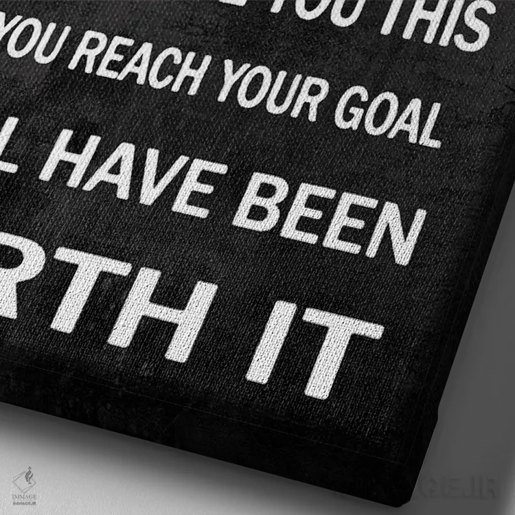 تابلو دکوراتیو ارزشش را دارد اثر جیمی مک داول - نمای نزدیک بافت بوم