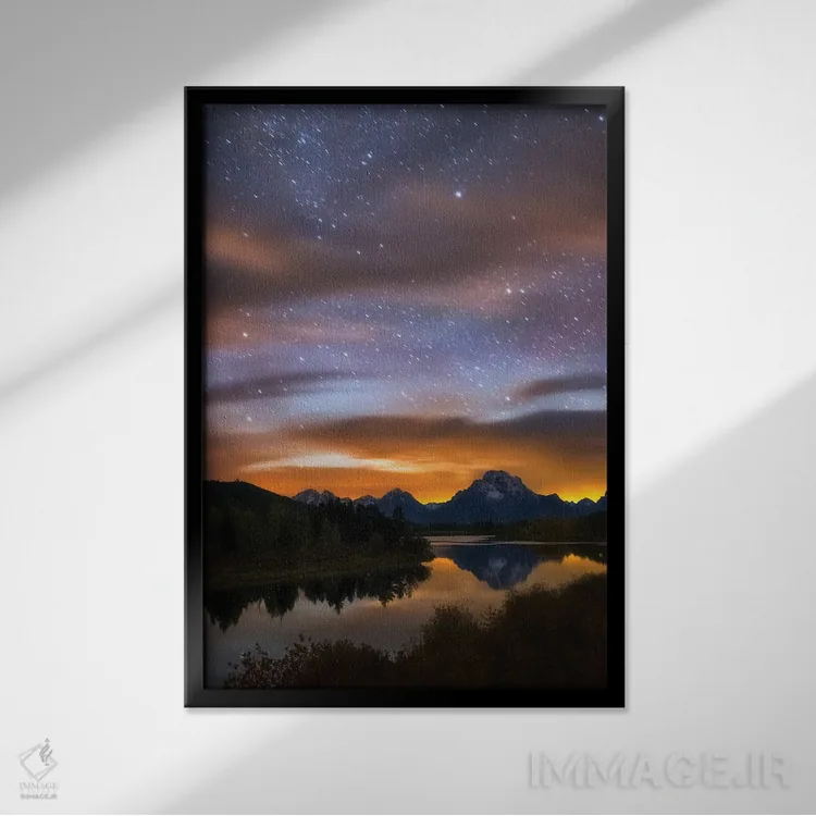 تابلو دکوراتیو رویای اکس بو اثر دارن وایت فوتوگرافی - نمای قابدار مشکی