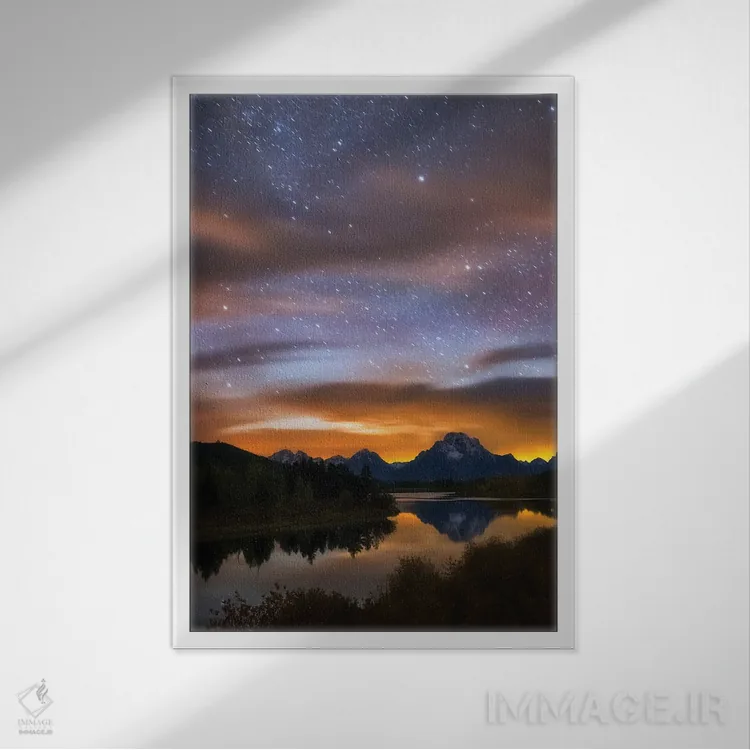 تابلو دکوراتیو رویای اکس بو اثر دارن وایت فوتوگرافی - نمای قابدار سفید