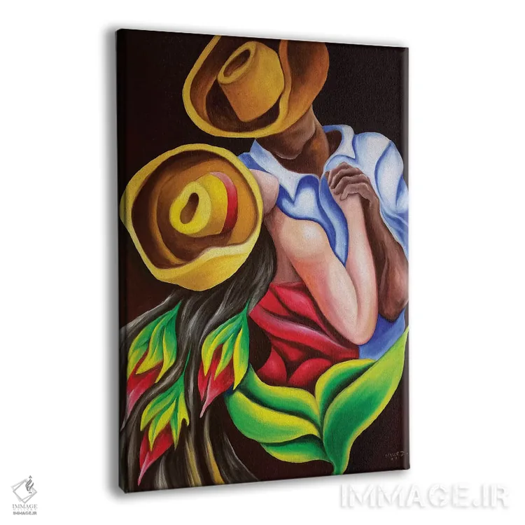 تابلو دکوراتیو رقص اثر دیکسی میگز - نمای پرسپکتیو محصول