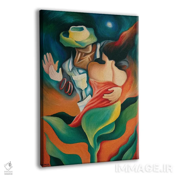 تابلو دکوراتیو اولین رقص اثر دیکسی میگز - نمای پرسپکتیو محصول