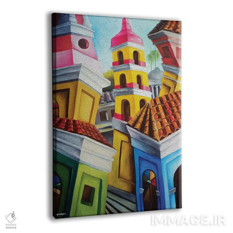 تابلو دکوراتیو رمیدیوس اثر دیکسی میگز - نمای پرسپکتیو محصول