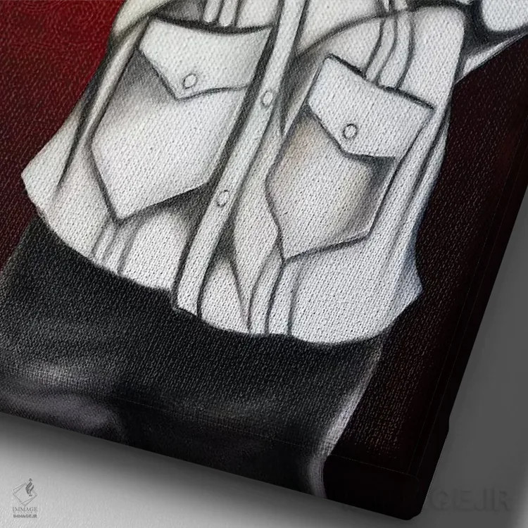 تابلو دکوراتیو باشگاه هاوانا اثر دیکسی میگز - نمای نزدیک بافت بوم