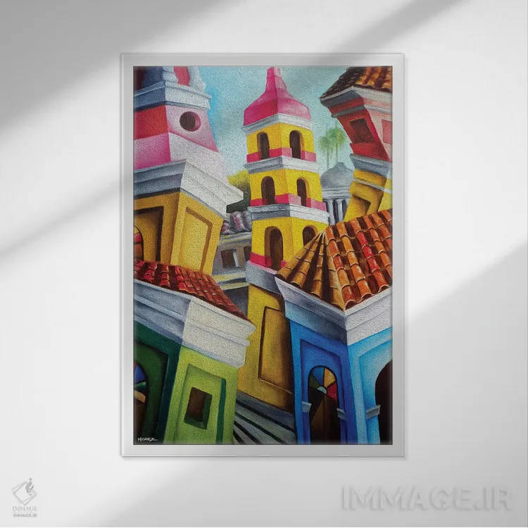 تابلو دکوراتیو رمیدیوس اثر دیکسی میگز - نمای قابدار سفید