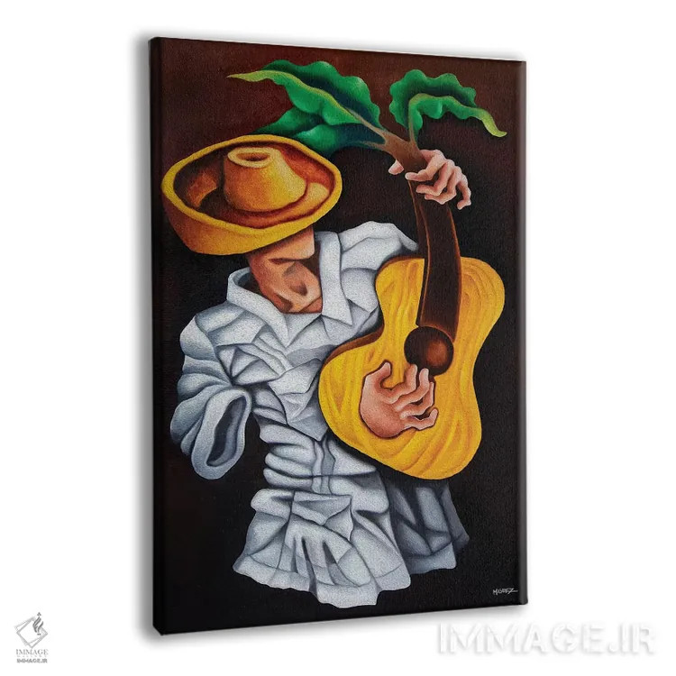 تابلو دکوراتیو گواخیرو ترانه سرا اثر دیکسی میگز - نمای پرسپکتیو محصول