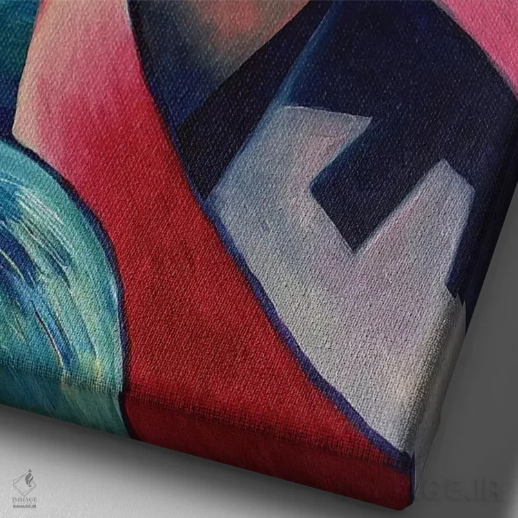 تابلو دکوراتیو قایق ها اثر دیکسی میگز - نمای نزدیک بافت بوم