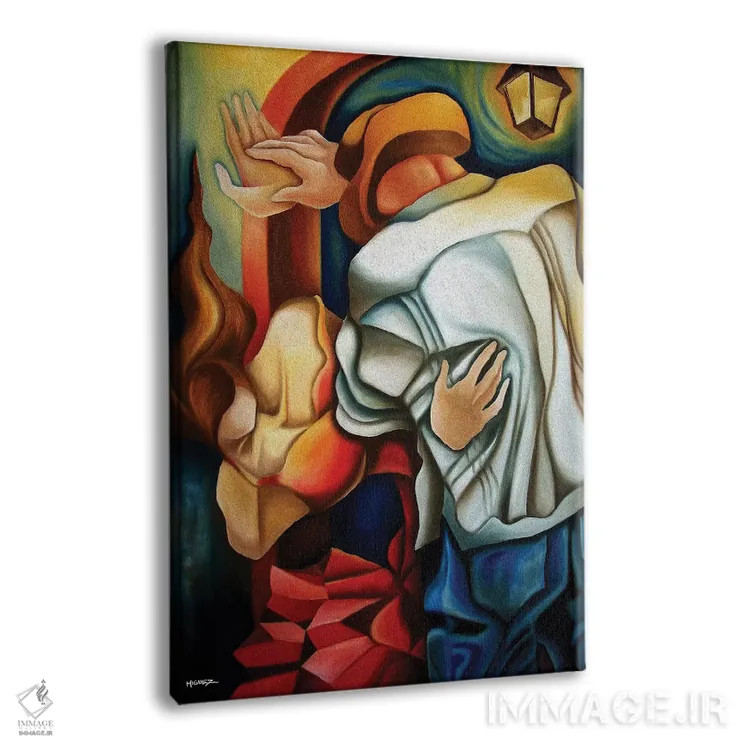 تابلو دکوراتیو رقاصان اثر دیکسی میگز - نمای پرسپکتیو محصول