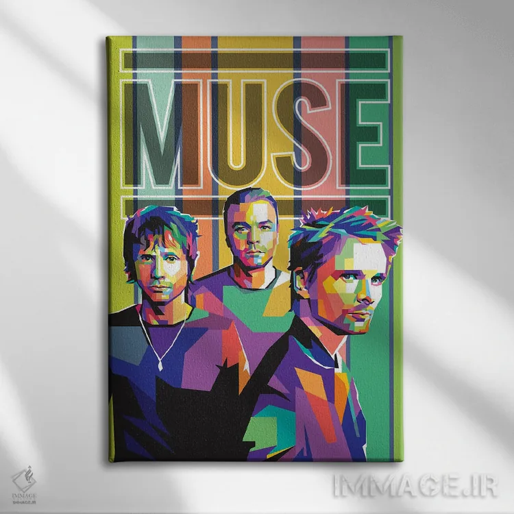 تابلو دکوراتیو موس اثر دایات بانگای - نمای روبهرو روی دیوار