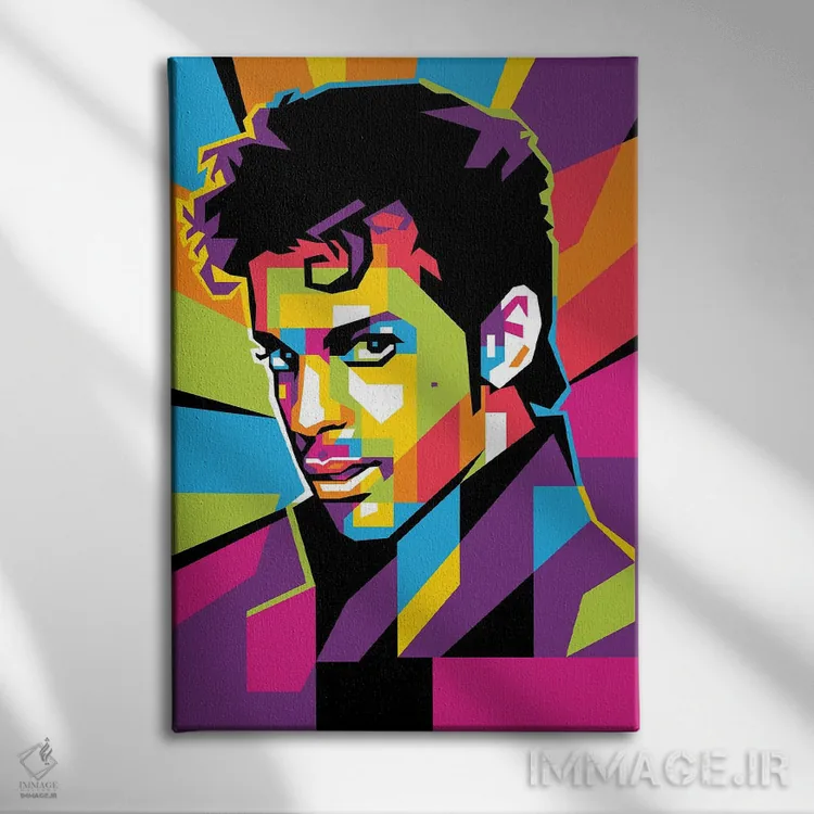 تابلو دکوراتیو پرینس اثر دایات بانگای - نمای روبهرو روی دیوار