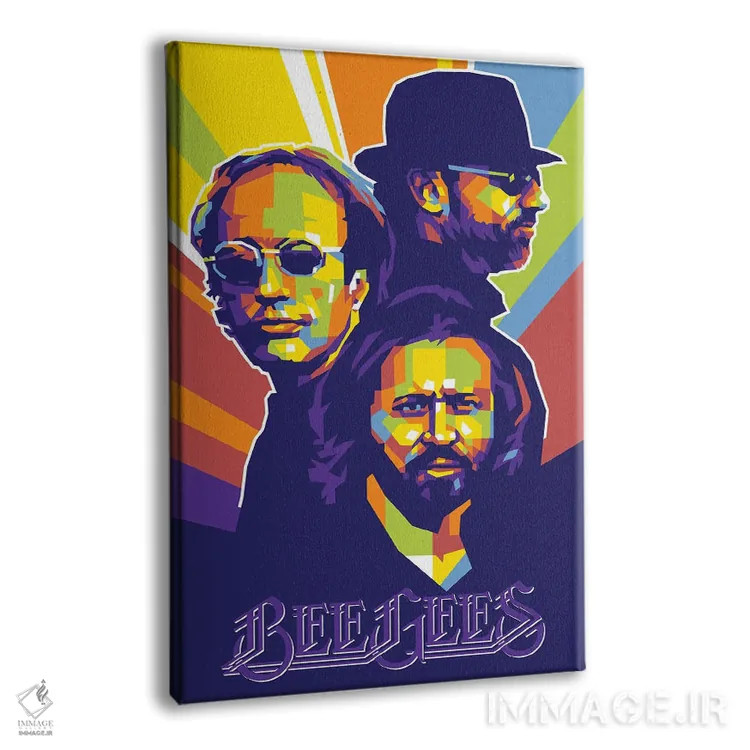 تابلو دکوراتیو بی جیز اثر دایات بانگای - نمای پرسپکتیو محصول