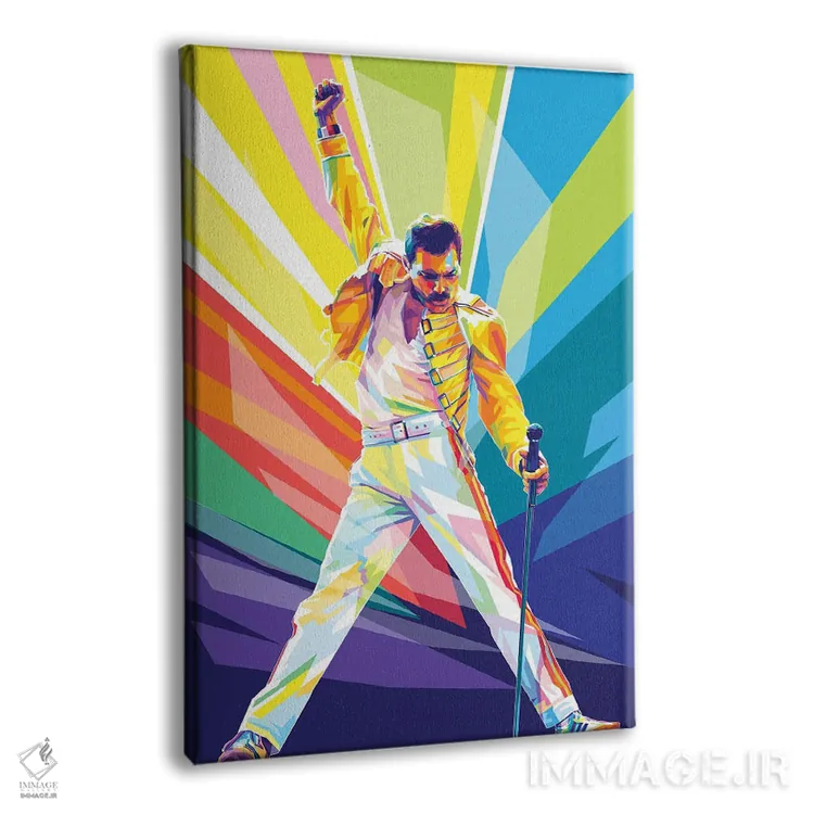 تابلو دکوراتیو آره فردی..!! اثر دایات بانگای - نمای پرسپکتیو محصول