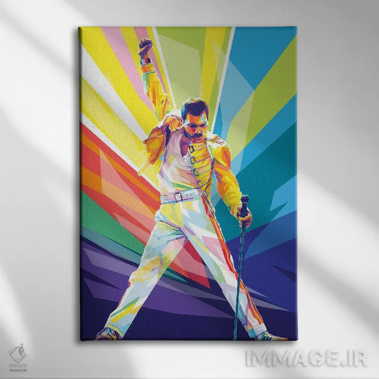 تابلو دکوراتیو آره فردی..!! اثر دایات بانگای - نمای روبهرو روی دیوار