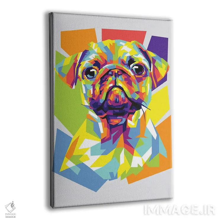 تابلو دکوراتیو پاگ اثر دایات بانگای - نمای پرسپکتیو محصول