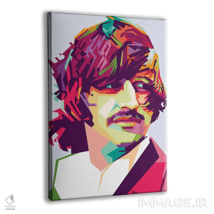 تابلو دکوراتیو رینگو استار ۱ اثر دایات بانگای - نمای پرسپکتیو محصول