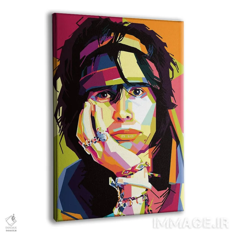 تابلو دکوراتیو استیون تایلر ۱ اثر دایات بانگای - نمای پرسپکتیو محصول