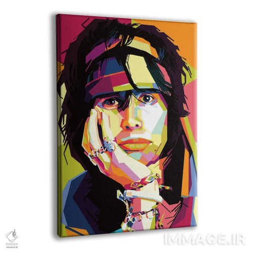 تابلو دکوراتیو استیون تایلر ۱ اثر دایات بانگای - نمای پرسپکتیو محصول