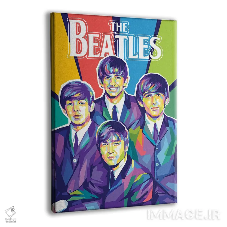 تابلو دکوراتیو بیتلز ۱ اثر دایات بانگای - نمای پرسپکتیو محصول