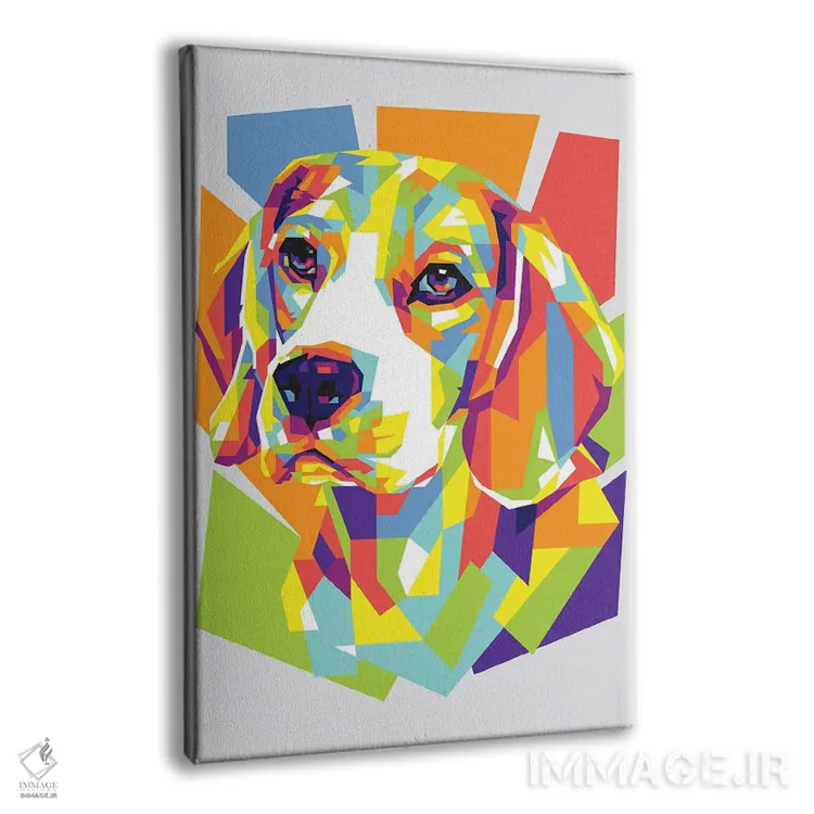 تابلو دکوراتیو بیگل اثر دایات بانگای - نمای پرسپکتیو محصول