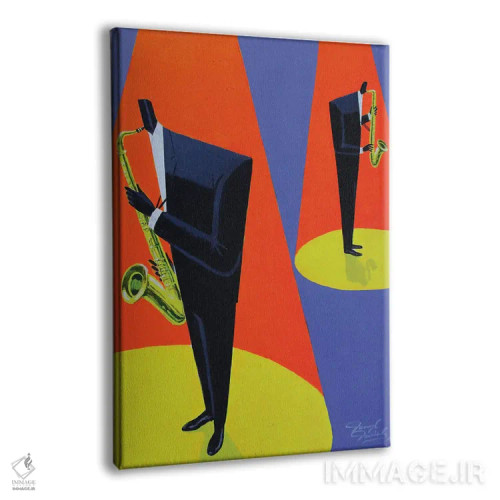 تابلو دکوراتیو نت های سبک اثر دارل دنیلز - نمای پرسپکتیو محصول