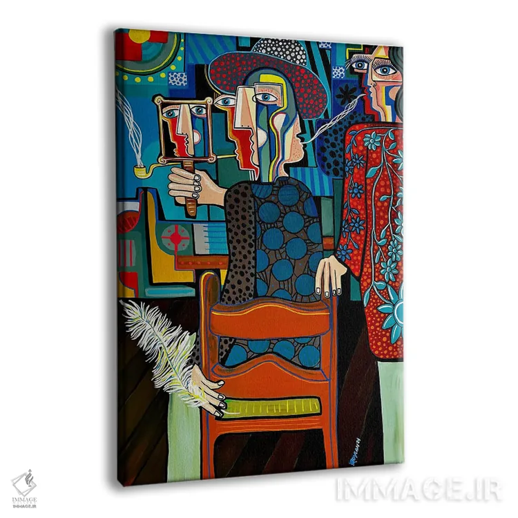 تابلو کلاسیک شهود اثر دیلان گیل - نمای پرسپکتیو محصول