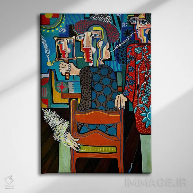 تابلو کلاسیک شهود اثر دیلان گیل - نمای روبهرو روی دیوار