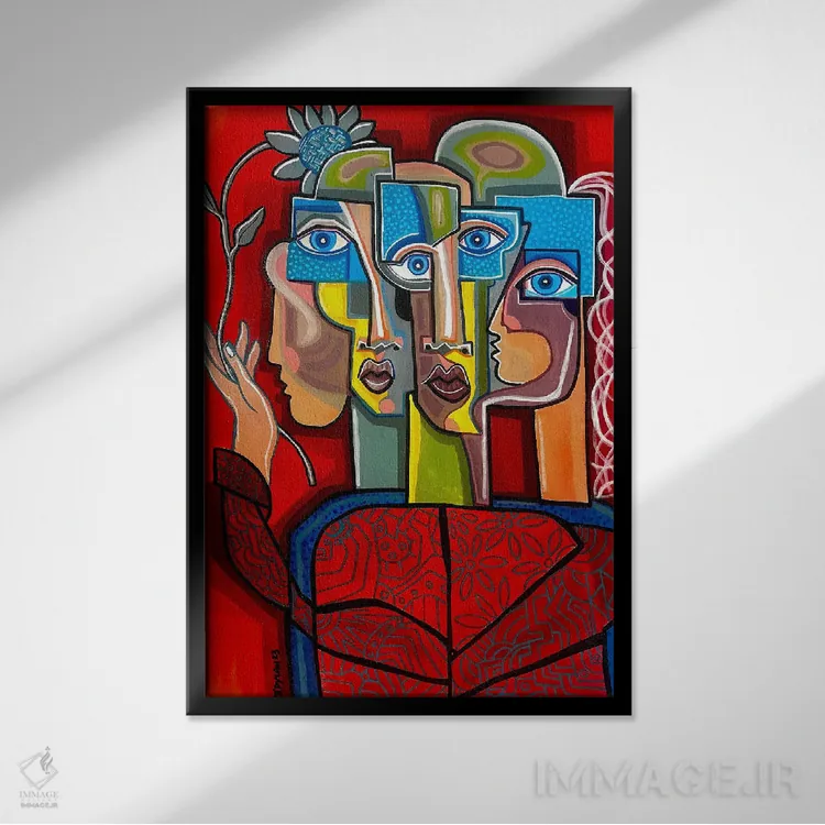 تابلو کلاسیک رها کردن اثر دیلان گیل - نمای قابدار مشکی