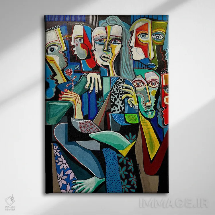 تابلو کلاسیک آرزوهای دور و دراز اثر دیلان گیل - نمای روبهرو روی دیوار