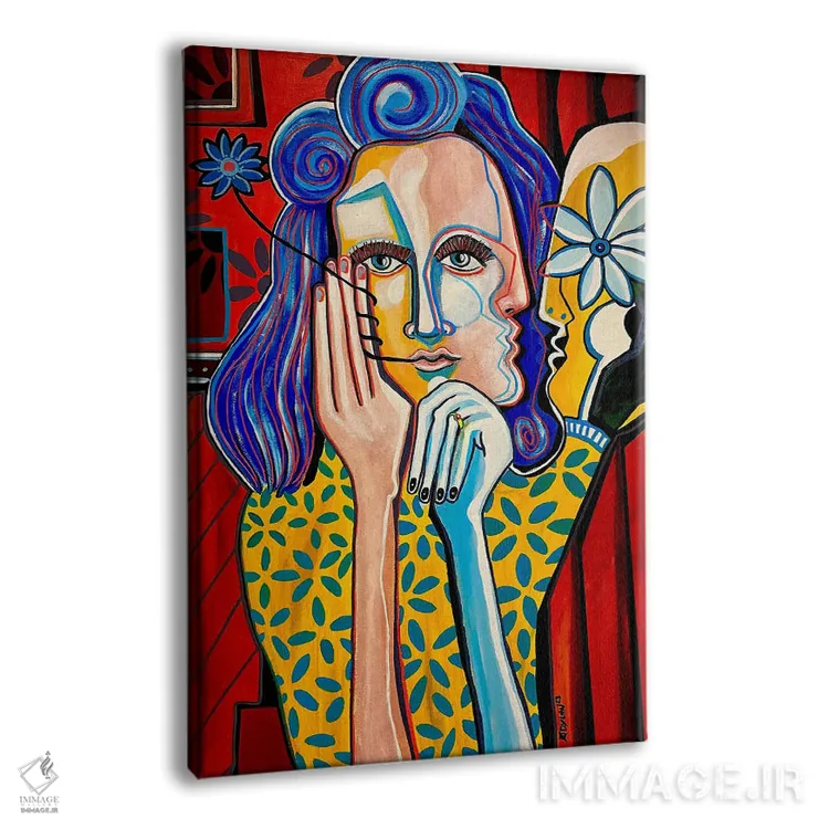 تابلو کلاسیک شایعات طنین انداز اثر دیلان گیل - نمای پرسپکتیو محصول