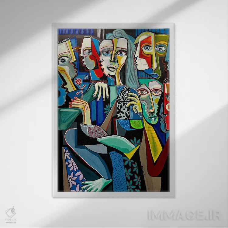 تابلو کلاسیک آرزوهای دور و دراز اثر دیلان گیل - نمای قابدار سفید