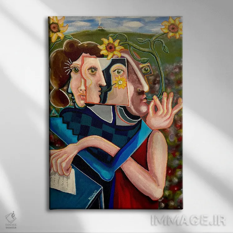 تابلو کلاسیک فهرست آرزوها اثر دیلان گیل - نمای روبهرو روی دیوار