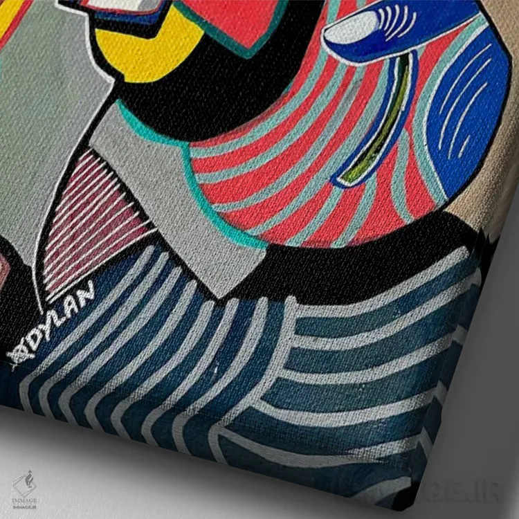 تابلو کلاسیک قوانین و مقررات اثر دیلان گیل - نمای نزدیک بافت بوم