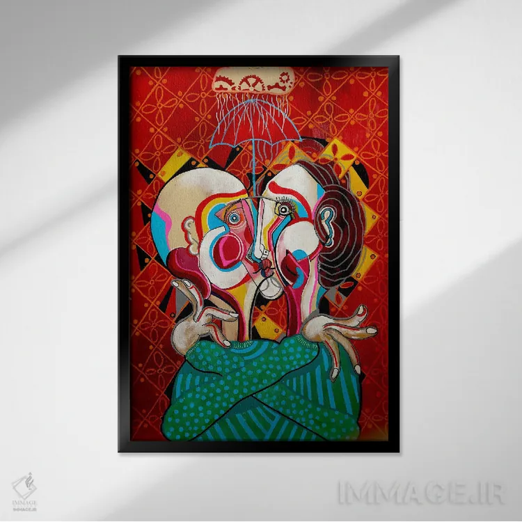 تابلو کلاسیک لحظه ای در زمان اثر دیلان گیل - نمای قابدار مشکی