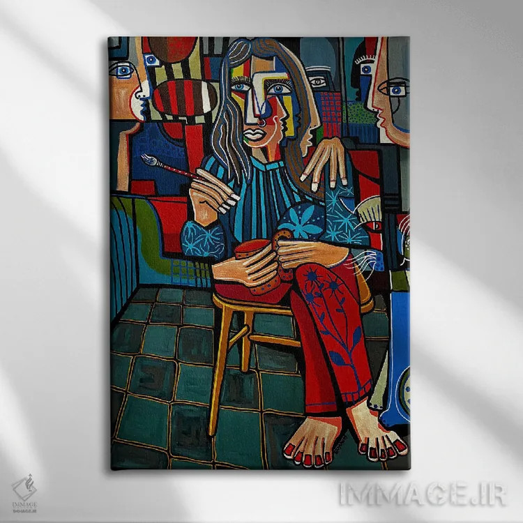 تابلو کلاسیک پژواک های دیروز اثر دیلان گیل - نمای روبهرو روی دیوار