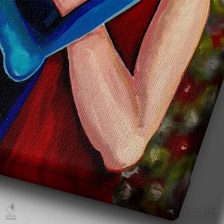 تابلو کلاسیک فهرست آرزوها اثر دیلان گیل - نمای نزدیک بافت بوم